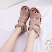 ราคา HOT SALE Melissa same style Platform muffin shoes block heel beach openwork sandals woman (21066432785)