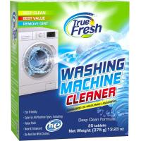 ราคา True Fresh Washing Machine Cleaner Tablets 25 Pack Deep Cleaning Washer Cleaner Tablets For Top Loader Front Load HE Cleans Drum Filters Tub Seal Vital Parts Descaler Septic Safe (23029294601)