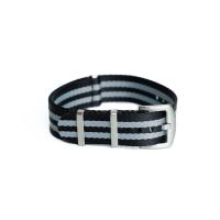 ราคา สายนาฬิกา สายนาโต้ Nato Strap คุณภาพดี สายหนา บัคเคิ้ลแข็งแรง ขอบไม่รุ่ย 20mm 22mm V01 (14179882298)