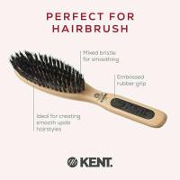 ราคา หวีแปรง KENT PF05 Perfect For Smoothing Narrow Oval Bristle Nylon Mix Brush ขนหมูป่าผสม (23104254745)