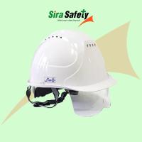 ราคา หมวกเซฟตี้ มีรูระบายอากาศ กระบังหน้า ยี่ห้อ S TOP หมวกนิรภัย หมวกป้องกันภัย หมวกเซฟตี้สีขาว หมวกนิรภัยพร้อมกระบังหน้า (12211462396)
