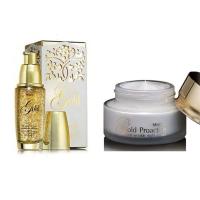 ราคา เซรั่ม ครีมบำรุงผิวทองคำ Mistine Gold Prestige 30ml and Proactive Series 30g เซ็ตเซรั่ม ครีม ช่วยลดเลือนริ้วรอย มอบผิวสวยดุจประกายทองคำ (10511353551)