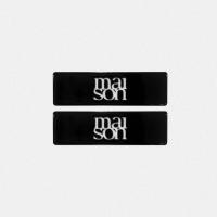 ราคา maison KEEPS Set of dual maison Rectangle Hair Clip กิ๊บติดผม (23175929533)