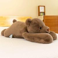 ราคา ตุ๊กตาหมีนอนนุ่มนุ่มน่ารัก ขนาด65cm 80cm 100cm 120cm ขนาดใหญ่ เหมาะกับของขวัญ หมอนตุ๊กตาหมีเท็ดดี้ (21539778500)