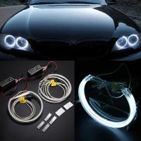 ราคา 4x CCFL COB ไฟวงแหวนวงแหวนชุดหลอดไฟเหมาะสำหรับ BMW E46 E36 E39 (22773498303)