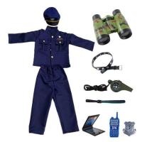ราคา Dress Up America Police Costume for Kids Police Officer Costume for Boys Cop Uniform Set with Accessories (20485769817)
