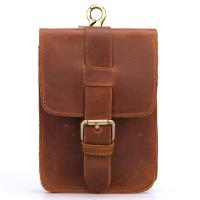 ราคา กระเป๋าคาดเอวผู้ชายแบบใหม่ปี2018กระเป๋าคาดเอวใส่มือถือหนังแท้กระเป๋าคาดอกใบเล็กสำหรับปีนเขาหนังวัวชั้นแรกแนววินเทจหนังม้าบ้า (21865013382)