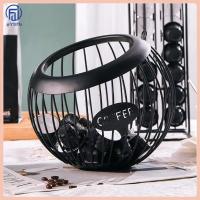 ราคา Storage Organizer Metal Coffee Pods Storage Basket Organizer Capacity Container for K Cups Versatile Coffee Pods Holder (22784513262)