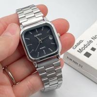 ราคา New นาฬิกาข้อมือผู้หญิง นาฬิกาผู้ชาย สีดำ นาฬิกาแฟชั่น casio สีใหม่ มีวันที่ กันน้ำ ขนาด 38 มม สายสแตนเลส สุดฮิต เรียบหรู มีถ่านสำรองแถม (22373321673)