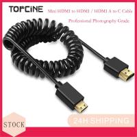 ราคา Topcine Mini HDMI เป็น HDMI HDMI สายเคเบิลแปลงเป็น Cสาย HDMI 2 0 4K 60Pขด HDMI ตัวผู้ไปเป็นสาย HDMI ตัวผู้รองรับ4K Ultra HD 1080P3Dสำหรับโปรเจคเตอร์มอนิเตอร์กล้องวิดีโอ 2 0 HDMI (21364451163)