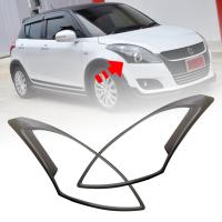 ราคา ครอบไฟหน้า ครอบกันรอยไฟหน้า รุ่น ซูซุกิ สวิฟท์ SUZUKI SWIFT ปี 2012 2017 สีดำด้าน 2 ชิ้น (13726474436)