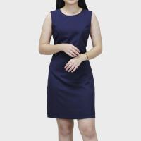 ราคา haas เดรสแขนกุด ผ้าโพลีเอสเตอร์ เนื้อละเอียด HHSD1382 (19808173290)