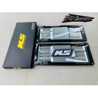 ราคา กรอบป้ายทะเบียนเม้งซัง MS ผลิตจากสแตนเลส ทำสีอโนไดล์สีดำ เป็นชิ้นงานขึ้นรูป ได้ 1 คู่ หน้าหลัง ติดตั้งเองง่าย มีอุปกรณ์แถมให้ติดตั้งครบ ใส่ได้ทุกรุ่น พร้อมสติ๊กเกอร์ MS (14110436904)