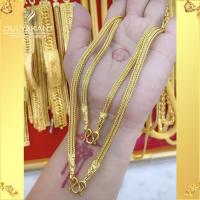 ราคา สร้อยคอ ลายสี่เสา สองสายเชื่อมติด หนัก 2 บาท ยาว 20 นิ้ว 1 เส้น ZR49 (18154181854)