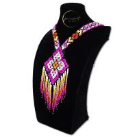 ราคา ครูสาลี่ สร้อยคอลูกปัดมโนราห์ สร้อยคอมโนราห์ พัทลุง ลูกปัดมโนราห์ ร้อยลูกปัดมโนราห์ Hand Made สินค้าทำมือ สีชมพู ยาว 24 นิ้ว รหัส S012 (22658713728)