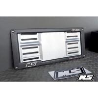 ราคา กรอบใส่ป้ายทะเบียนสแตนเลส 304 งานปั้มขึ้นรูปสีดำพาวเดอร์โค๊ด จากแบรนด์ MS เม้งซัง ราคาต่อ 1 คู่ แถมฟรีสติ้กเกอร์ (11386758959)