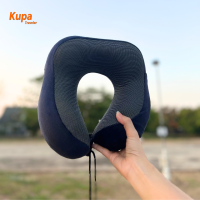 ราคา Kupa Traveler หมอนรองคอ เมมโมรี่โฟม Memory Foam หมอนรองคอในรถ เครื่องบิน หมอนหนุนคอ พับได้ ม้วนเก็บได้ (21759937597)