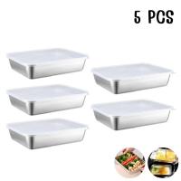 ราคา ST04 ถาดอาหารสเตนเลส ถาดแกง อ่างอาหารสเตนเลส ทรงลึก ถาดหลุมสแตนเลส ถาดหลุมใส่อาหาร ถาดหลุม มีฝาปิด สแตนเลสอย่างดี ราคาถูก (20369374310)