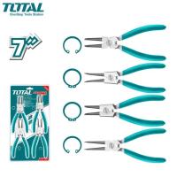 ราคา TOTAL คีมหนีบ ถ่าง 4 ตัวชุด มีขนาด 7 นิ้ว รุ่น THT114041 Circlip Plier คีมหนีบแหวน คีมถ่างแหวน (20323992701)