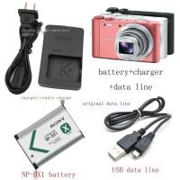 ราคา สำหรับ SONY DSC WX300 WX350 WX500กล้องดิจิตอล NP BX1เครื่องชาร์จแบตเตอรี่สายข้อมูล (20763415052)