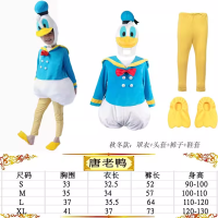 ราคา Disney Donald Duck Mickey Mouse Daisy คอสเพลย์เครื่องแต่งกายสําหรับผู้ใหญ่วันเด็ก Ne1 ชุดครอบครัว (22886561657)