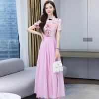 ราคา GFชุดเดรสผู้หญิงเดรส ชุดผู้หญิงสวยๆ ชุดเดรสสาวอวบ ชุดไปงานแต่ง ผญ ชุดเดรสยาวสวยๆ ชุดวันแม่ เดรสไปงานแต่ง ชุดประจำชาติ (20381301622)