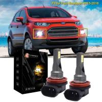 ราคา สำหรับ Ford Ecosport 2013 2014 2015 2016 2x ไฟ Led แบบสว่างไฟตัดหมอกหลอดไฟ H11สีขาว6000K ชุดโคมไฟ Beam อุปกรณ์เสริม (8293933269)