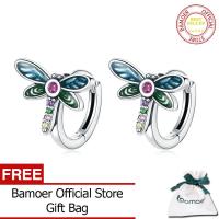 ราคา BAMOER 925เงินสเตอร์ลิงแท้ย้อนยุคต่างหูรูปแมลงปอต่างหูกลมสำหรับงานแต่งงานเครื่องประดับแฟชั่น SCE1172 (8619110874)