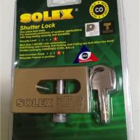 ราคา SOLEX กุญแจ ทองเหลือง ลูกปืน คล้องประตูม้วน สีทอง (172283512)