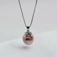 ราคา จี้มุกเสน่ห์สีม่วงจี้มุกธรรมชาติสร้อยคอเงินผู้หญิงจี้สร้อยคอแฟชั่น Gift (13168597703)