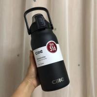 ราคา cille กระติกน้ำ ขวดน้ำ 1 7L และ 1 3L แก้วน้ำเก็บอุณหภูมิ สแตนเลส 316 กระติกน้ำเก็บความร้อน ขวดน้ำเก็บอุณหภูมิ ขวดน้ำมีหูหิ้ว แก้วเยดิ (15331933781)