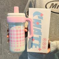 ราคา Media แก้วน้ำดื่ม 1000ML กระติกเก็บเย็นสวย กระติกน้ำร้อนสแตนเลส316 พร้อมด้ามจับและหลอด แก้วเก็บเย็น แก้วเก็บความเย็น แก้วน้ำสํานักงาน (23365028724)