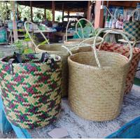 ราคา กระเป๋าหรือตะกร้า กระจูดสาน สานสองชั้น งานปราณีต (662204312)