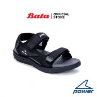 ราคา Bata บาจา ยี่ห้อ Power รองเท้าแตะรัดส้น รองเท้าลำลอง รองเท้ารัดส้น สำหรับผู้ชาย รุ่น Parker สีดำ 8186018 (13463133931)