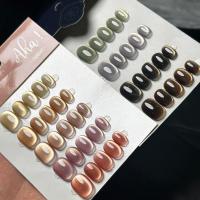 ราคา Kale Plus สีทาเล็บลูกแก้ว QFQMY สีลูกแก้ว เล่นแสงสวยวาว สีทาเล็บลูกแก้ว สีแฟลช ยาทาเล็บเจล nail polish 8ml เซตสีทาเล็บเจล ชาร์ตสีทาเล็บ (22875305452)