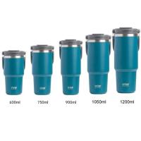 ราคา ของแท้ 100 Tyeso แก้วเก็บความเย็น แก้วสแตนเลส 304 แก้วเก็บอุณหภูมิร้อน เย็น 600mL 750mL 900mL 1050mL 1200mL (19720854232)