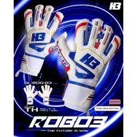 ราคา ถุงมือผู้รักษาประตู H3 รุ่น ROBO3 ฟรีถุงเท้า H3 Invisible (22939782924)
