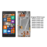 ราคา จอแอลซีดีพร้อมกรอบเดิมสำหรับ Nokia Lumia 730 820 830 925 930 950จอแสดงผล LCD พร้อมแผงประกอบกระจกหน้าจอสัมผัส (20605325255)