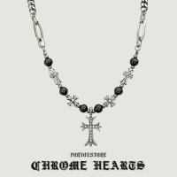 ราคา Chrome Hearts สร้อยข้อมือโครมฮาร์ท ใส่ลุยน้ำได้ พร้อมกล่องใส่แบบใส ฟรีค่าจัดส่ง (22794970041)