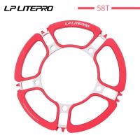 ราคา LP Litepro BMX 130BCD พับจักรยาน Chainring 53T 56T 58T Alloy Ultra Light ChainWheel Crank ชุด Disc (15689444519)