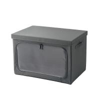 ราคา มูจิ กล่องผ้าเก็บของ MUJI Fabric Storage Box Mesh L W60 x D40 x H40 cm (23121786421)