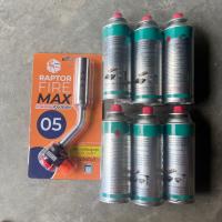 ราคา หัวพ่นไฟแก็สกระป๋อง Raptor Fire Max 05 จุดไฟในตัว 1300 องศา (22972051855)