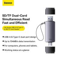 ราคา Baseus การ์ดรีดเดอร์ USB C USB3 0ไปยัง SD อุปกรณ์การ์ดความจำการ์ดความจำขนาดเล็ก104เมกะไบต์ วินาที2TB สมาร์ทการ์ดสำหรับอุปกรณ์แล็ปท็อป (17289076056)