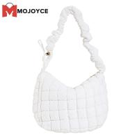 ราคา กระเป๋าคาดลำตัวผู้หญิง MOJOYCE จีบลายเมฆกระเป๋าคลัทช์หิ้วแฟชั่นบรรจุของได้มากผ้าฝ้ายลายอวกาศกระเป๋าถือของผู้หญิง (20029402201)