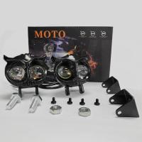 ราคา สปอร์ตไลท์มอเตอร์ไซค์ ไฟสปอร์ตไลท์ LED สีขาวสีเหลืองสองสีรถจักรยานยนต์ 100w 100w ระดับกันน้ำ IP68 สปอร์ตไลท์ติดรถยนต์ สปอร์ตไลท์ทั่วไป มีการรับประกัน (19808170514)