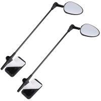 ราคา HWBG 2 Pcs Bicycle Helmet Mirrors 360 Degree Adjustable Light Bicycle Riding Rearview Mirrors (22581381205)