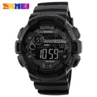 ราคา SKMEI นาฬิกาสปอร์ตแฟชั่นสำหรับผู้ชายนาฬิกา LED อิเล็กทรอนิกส์ดิจิตอลสไตล์หรูหราสำหรับผู้ชายนาฬิกาอเนกประสงค์นาฬิกาทหารกันน้ำลำลอง (22829845545)