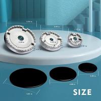 ราคา Cooker Hat Set Stove Lid Upgraded Oven Gas Hob Burner Crown Flame Cap Gas Burner Flame Cap Fits Most Gas Stove Burners (20481051881)