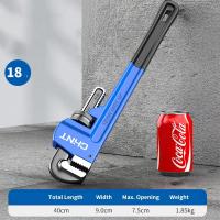 ราคา Ermo ซื้อ1แถม1 ประแจคอม้า ประแจจับท่อ ประแจขันท่อน้ํา อเนกประสงค์ ปรับได้ 8 นิ้ว 10นิ้ว 12นิ้ว 14นิ้ว 18นิ้ว (21641803087)