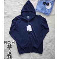 ราคา 405 HOT จุด เสื้อแขนยาวป้องกันยูวี ยูนิโคล่ UNIQLO งาน UV AIRism มีหมวก ทรงสวย ผ้าใส่สบายบางๆ งานของแท้ มือ 1 งานป้าย ราคา 390 บาท COD (21625646732)
